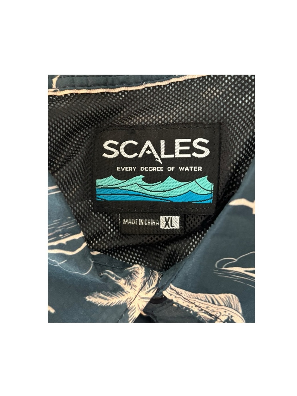 Scales Never A Tourist Button Down Shirt - Picture 4 of 4